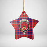 Clan Cameron of Lochiel Modern Tartan Crest Star Ceramic Ornament BM72 Cameron of Lochiel Modern Tartan Tartan Christmas