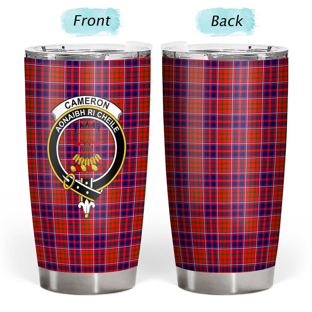 Clan Cameron of Lochiel Modern Tartan Crest Tumbler GG59 Clan Cameron Tartan Today