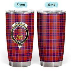 Clan Cameron of Lochiel Modern Tartan Crest Tumbler GG59 Clan Cameron Tartan Today