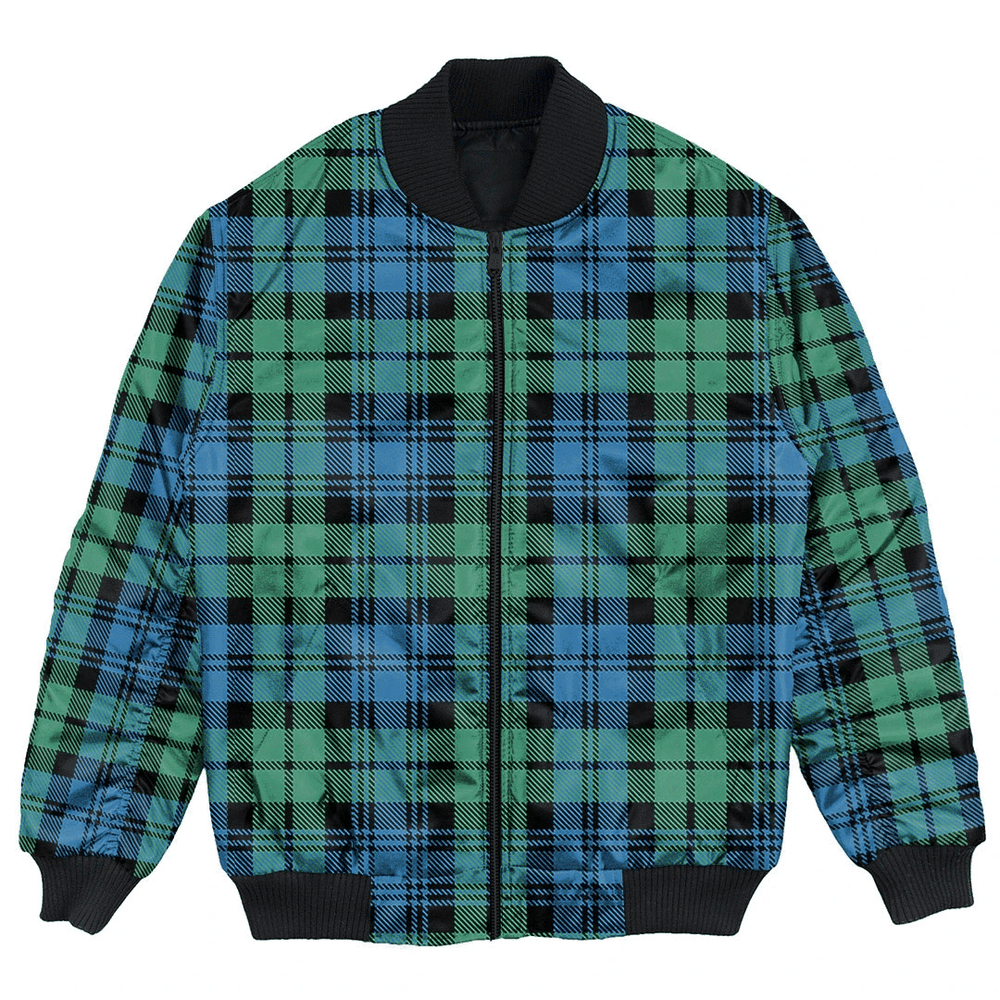 Clan Campbell Ancient 01 Tartan Bomber Jacket WJ43 Campbell Ancient 01 Tartan Tartan Bomber Jacket