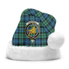 Clan Campbell Ancient 01 Tartan Crest Christmas Santa Hat GP86 Campbell Ancient 01 Tartan Tartan Santa Hat