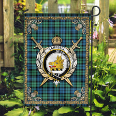Clan Campbell Ancient 01 Tartan Crest Garden Flag - Celtic Thistle BR83 Clan Campbell Tartan Today