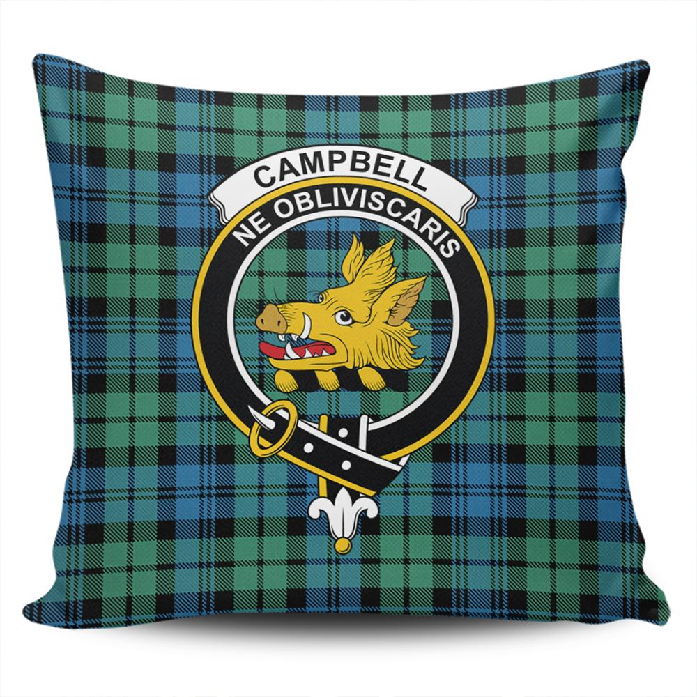 Clan Campbell Ancient 01 Tartan Crest Pillow Cover ED30 Clan Campbell Tartan Today