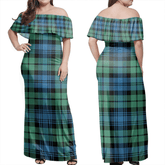 Clan Campbell Ancient 01 Tartan Hawaii Dress GH73 Clan Campbell Tartan Hawaii Dress