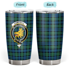 Clan Campbell Ancient 02 Tartan Crest Tumbler EI37 Clan Campbell Tartan Today