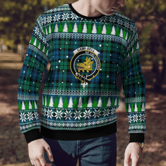 Clan Campbell Ancient Crest Tartan Christmas Ugly Sweater VI59 Campbell Ancient Crest Tartan Tartan Ugly Sweater