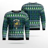 Clan Campbell Ancient Crest Tartan Christmas Ugly Sweater VI59 Campbell Ancient Crest Tartan Tartan Ugly Sweater