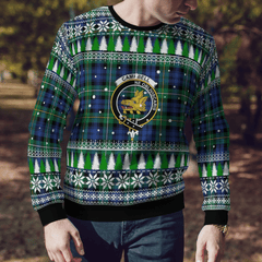 Clan Campbell Argyll Ancient Crest Tartan Christmas Ugly Sweater AF97 Campbell Argyll Ancient Crest Tartan Tartan Ugly Sweater