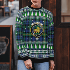 Clan Campbell Argyll Ancient Crest Tartan Christmas Ugly Sweater AF97 Campbell Argyll Ancient Crest Tartan Tartan Ugly Sweater