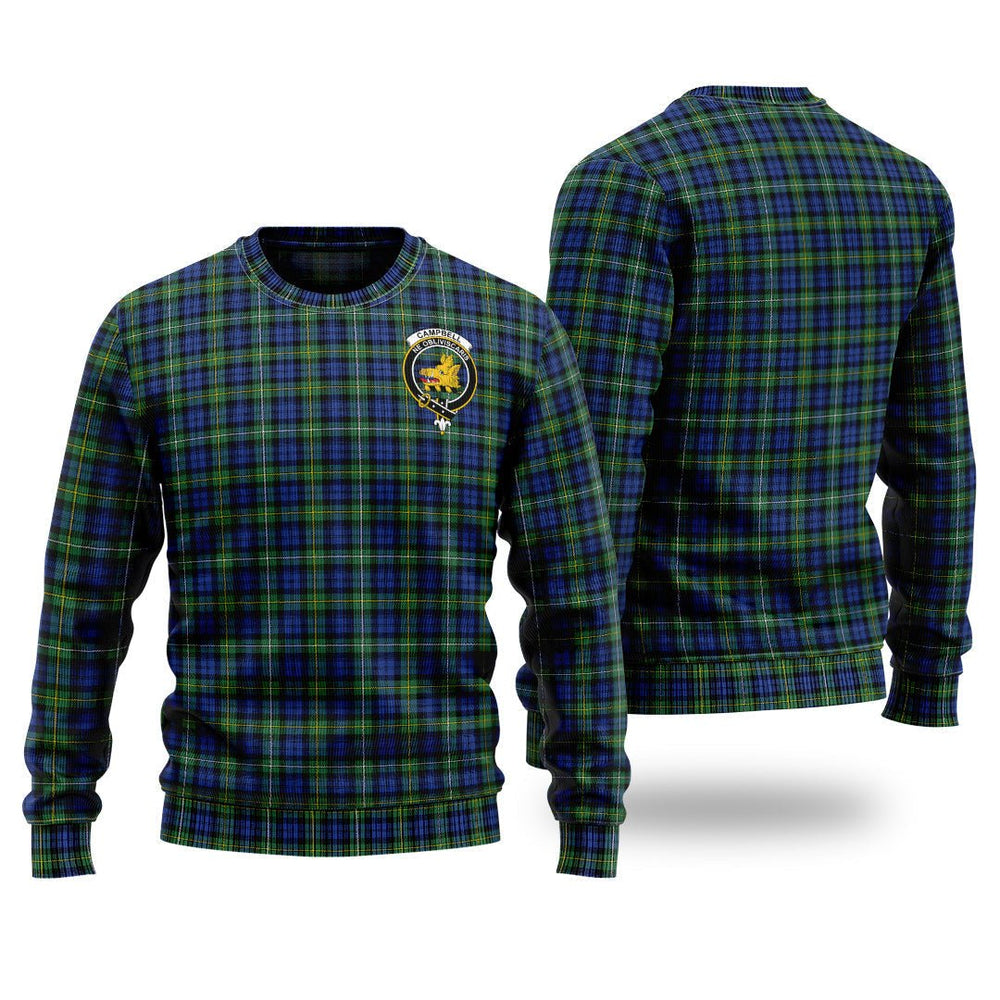 Clan Campbell Argyll Ancient Tartan Christmas Ugly Sweater UY85 Campbell Argyll Ancient Tartan Tartan Sweater