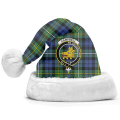 Clan Campbell Argyll Ancient Tartan Crest Christmas Santa Hat JR97 Campbell Argyll Ancient Tartan Tartan Santa Hat