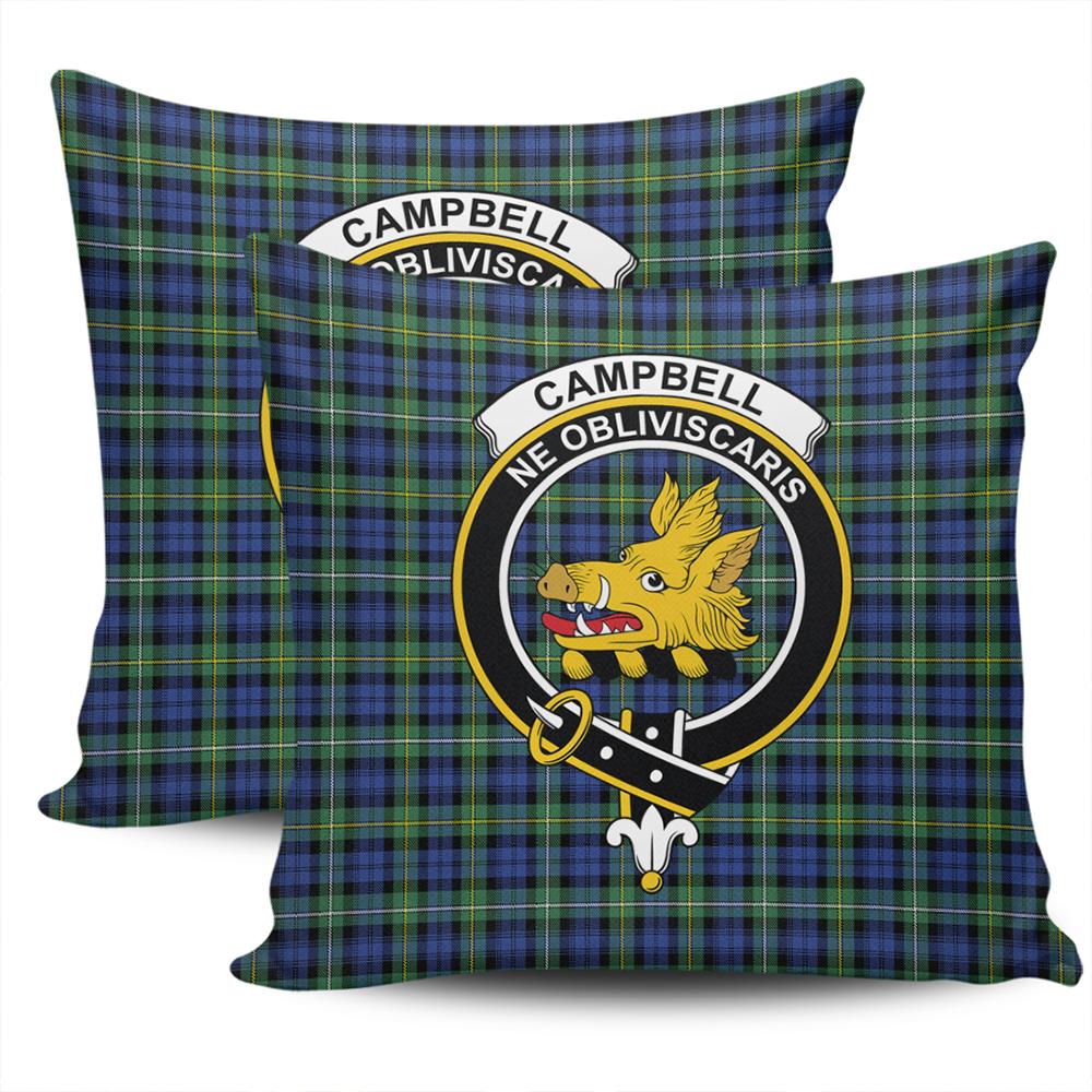 Clan Campbell Argyll Ancient Tartan Crest Pillow Cover OH60 Clan Campbell Tartan Today