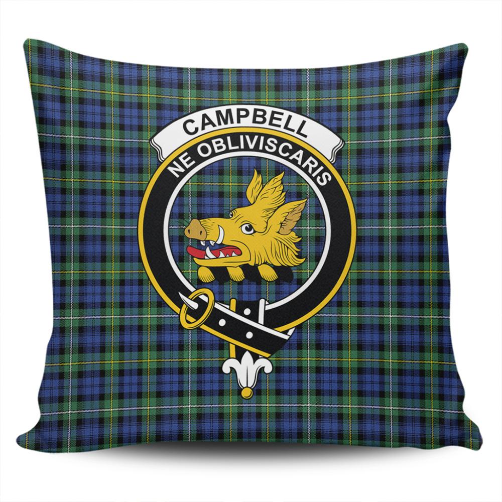 Clan Campbell Argyll Ancient Tartan Crest Pillow Cover OH60 Clan Campbell Tartan Today