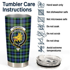 Clan Campbell Argyll Ancient Tartan Crest Tumbler NN24 Clan Campbell Tartan Today