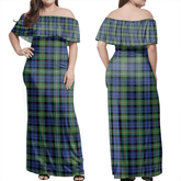 Clan Campbell Argyll Ancient Tartan Hawaii Dress SI85 Clan Campbell Tartan Hawaii Dress
