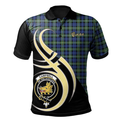 Clan Campbell Argyll Ancient Tartan Polo Shirt - Believe In Me Style