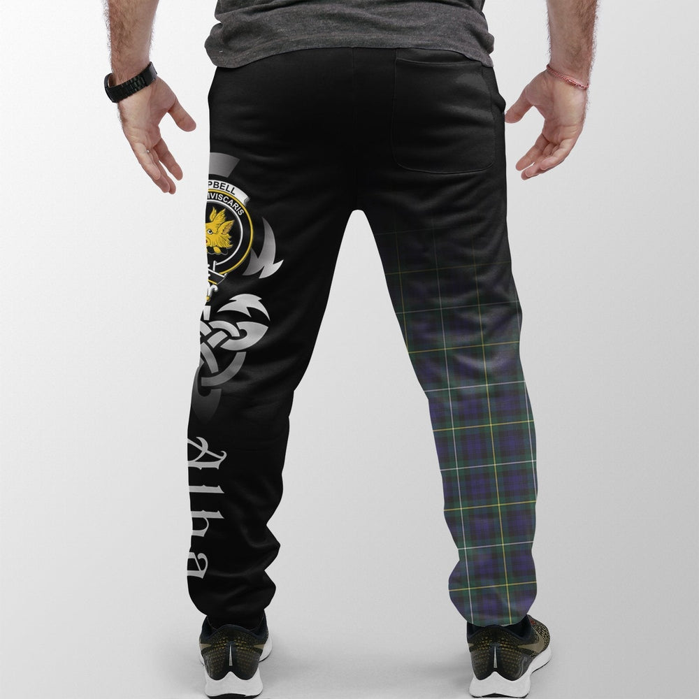 Clan Campbell Argyll Modern Tartan Crest Jogger Sweatpants Alba Celtic Style FJ32 Clan Campbell Tartan Today