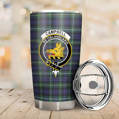 Clan Campbell Argyll Modern Tartan Crest Tumbler YG41 Clan Campbell Tartan Today