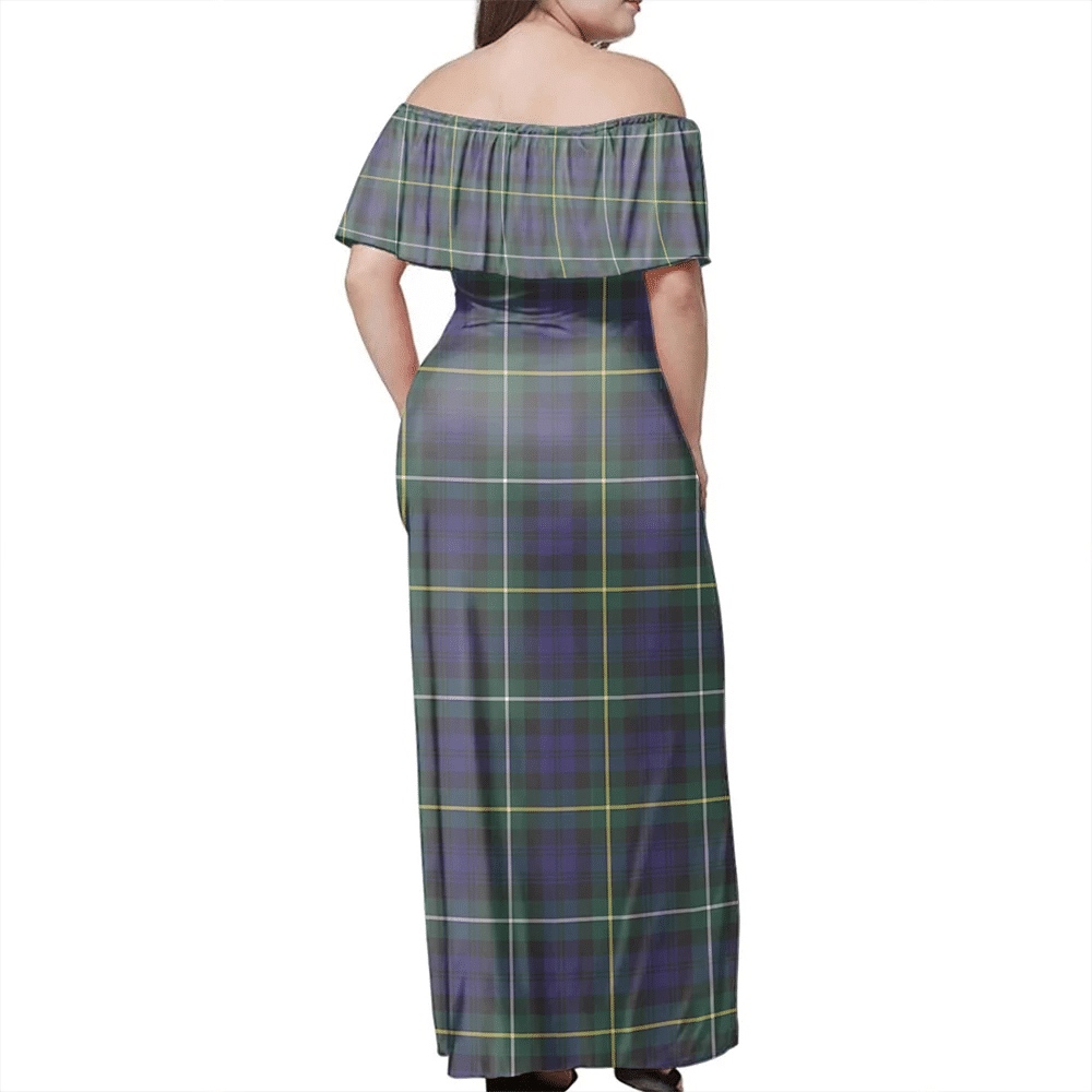 Clan Campbell Argyll Modern Tartan Hawaii Dress AC61 Clan Campbell Tartan Hawaii Dress