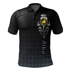 Clan Campbell Argyll Modern Tartan Polo Shirt - Alba Celtic Style AE69 Campbell Argyll Modern Tartan Tartan Polo