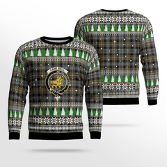 Clan Campbell Argyll Weathered Crest Tartan Christmas Ugly Sweater GO46 Campbell Argyll Weathered Crest Tartan Tartan Ugly Sweater