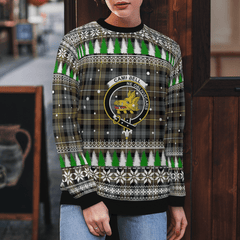 Clan Campbell Argyll Weathered Crest Tartan Christmas Ugly Sweater GO46 Campbell Argyll Weathered Crest Tartan Tartan Ugly Sweater