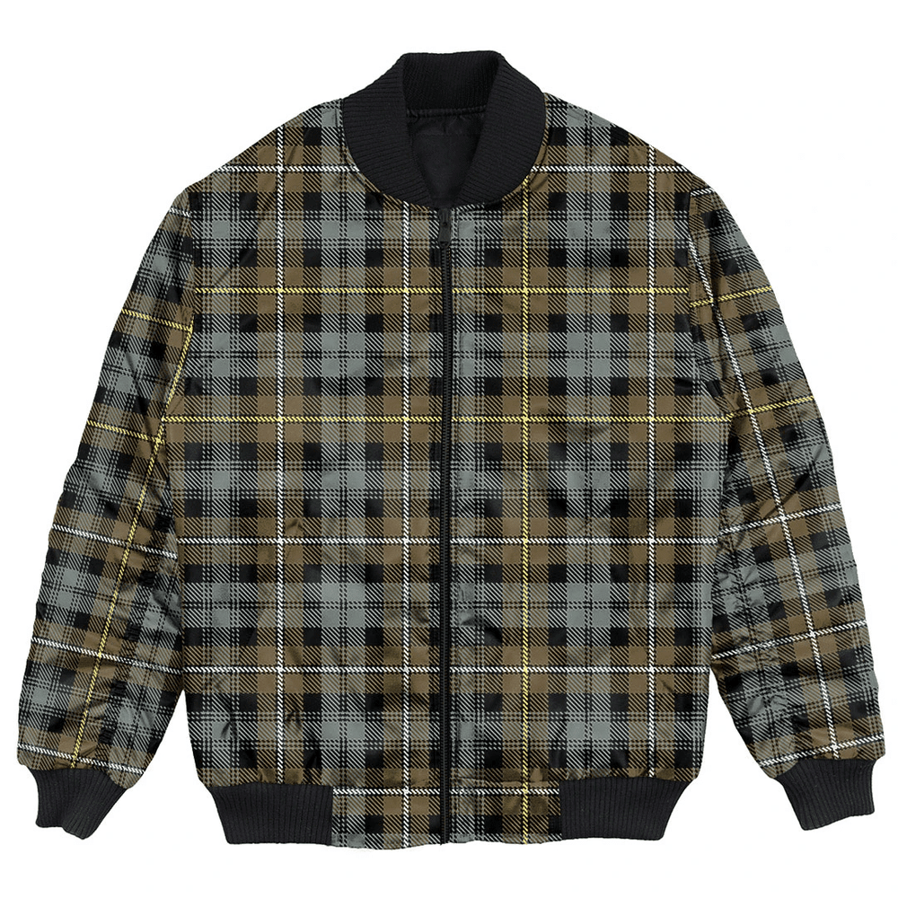 Clan Campbell Argyll Weathered Tartan Bomber Jacket WR74 Campbell Argyll Weathered Tartan Tartan Bomber Jacket