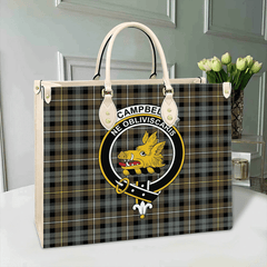 Clan Campbell Argyll Weathered Tartan Crest Leather Bag VI79 Clan Campbell Tartan Today