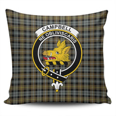 Clan Campbell Argyll Weathered Tartan Crest Pillow Cover CN61 Clan Campbell Tartan Today