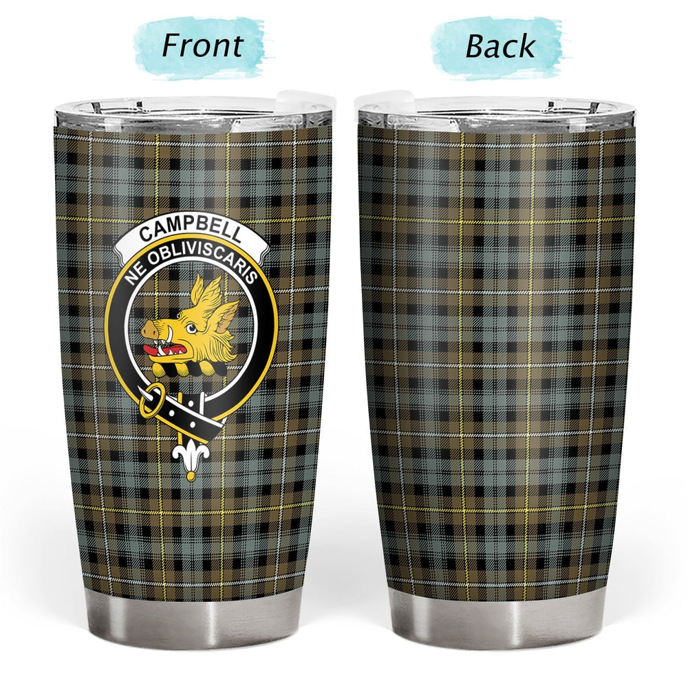 Clan Campbell Argyll Weathered Tartan Crest Tumbler RL83 Clan Campbell Tartan Today
