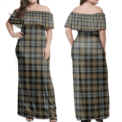 Clan Campbell Argyll Weathered Tartan Hawaii Dress QA17 Clan Campbell Tartan Hawaii Dress