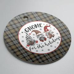 Clan Campbell Argyll Weathered Tartan Tartan Crest Gnome Round Ceramic Ornament IJ38 Campbell Argyll Weathered Tartan Tartan Christmas