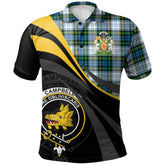 Clan Campbell Dress 01 Tartan Polo Shirt - Royal Coat Of Arms Style UX96 Campbell Dress 01 Tartan Tartan Polo