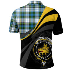 Clan Campbell Dress 01 Tartan Polo Shirt - Royal Coat Of Arms Style UX96 Campbell Dress 01 Tartan Tartan Polo