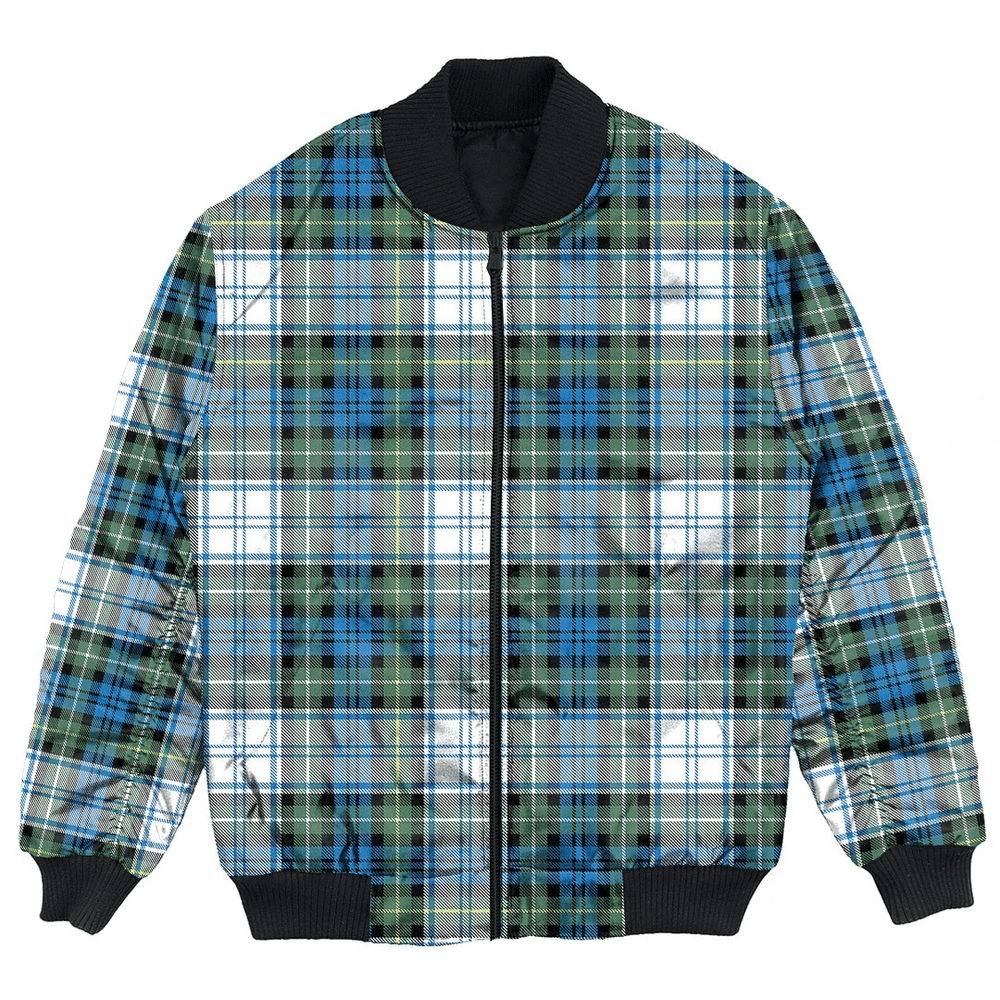 Clan Campbell Dress Ancient Tartan Bomber Jacket MO38 Campbell Dress Ancient Tartan Tartan Bomber Jacket