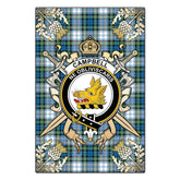 Clan Campbell Dress Ancient Tartan Crest Black Garden Flag - Gold Thistle GI67 Clan Campbell Tartan Today