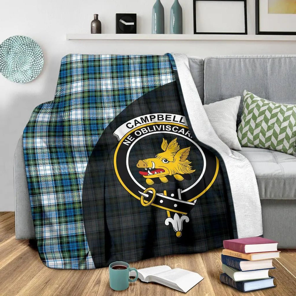 Clan Campbell Dress Ancient Tartan Crest Blanket Wave Style LI65 Clan Campbell Tartan Today