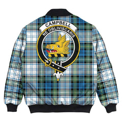 Clan Campbell Dress Ancient Tartan Crest Bomber Jacket MW37 Campbell Dress Ancient Tartan Tartan Bomber Jacket