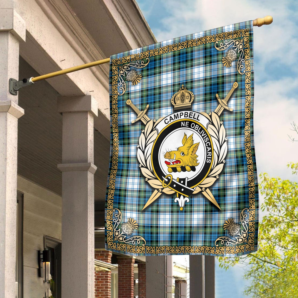 Clan Campbell Dress Ancient Tartan Crest Garden Flag - Celtic Thistle IH93 Clan Campbell Tartan Today