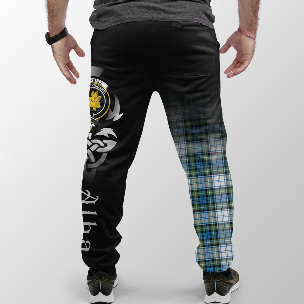 Clan Campbell Dress Ancient Tartan Crest Jogger Sweatpants Alba Celtic Style NY51 Clan Campbell Tartan Today