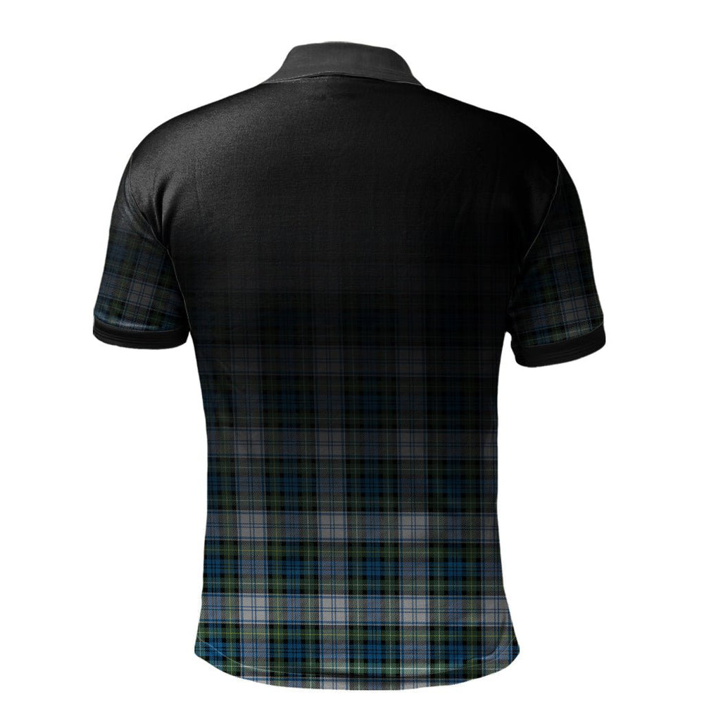 Clan Campbell Dress Ancient Tartan Polo Shirt - Alba Celtic Style XK84 Campbell Dress Ancient Tartan Tartan Polo