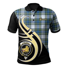 Clan Campbell Dress Ancient Tartan Polo Shirt - Believe In Me Style CD73 Campbell Dress Ancient Tartan Tartan Polo