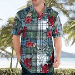 Clan Campbell Dress Ancient Tartan Scottish Lion Hawaiian Shirt OE95 Campbell Dress Ancient Tartan Tartan Hawaii Shirt