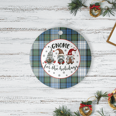Clan Campbell Dress Ancient Tartan Tartan Crest Gnome Round Ceramic Ornament CK33 Campbell Dress Ancient Tartan Tartan Christmas