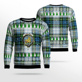 Clan Campbell Dress Crest Tartan Christmas Ugly Sweater IV45 Campbell Dress Crest Tartan Tartan Ugly Sweater