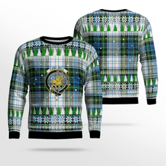 Clan Campbell Dress Crest Tartan Christmas Ugly Sweater IV45 Campbell Dress Crest Tartan Tartan Ugly Sweater