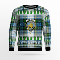 Clan Campbell Dress Crest Tartan Christmas Ugly Sweater IV45 Campbell Dress Crest Tartan Tartan Ugly Sweater