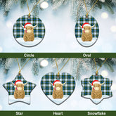 Clan Campbell Dress Tartan Christmas Ceramic Ornament Highland Cows Style VU69 Campbell Dress Tartan Tartan Ornament