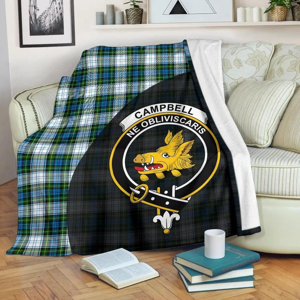 Clan Campbell Dress Tartan Crest Blanket Wave Style WX83 Clan Campbell Tartan Today