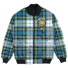 Clan Campbell Dress Tartan Crest Bomber Jacket UH72 Campbell Dress Tartan Tartan Bomber Jacket